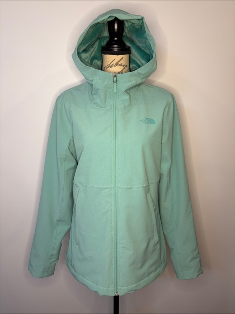 The North Face Shelbe Raschel Windwall zip front plush fleece lined jacket L